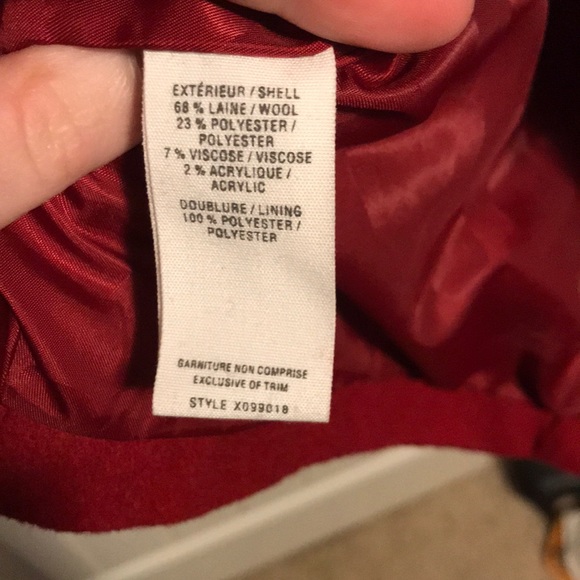 Red peacoat - Picture 5 of 5